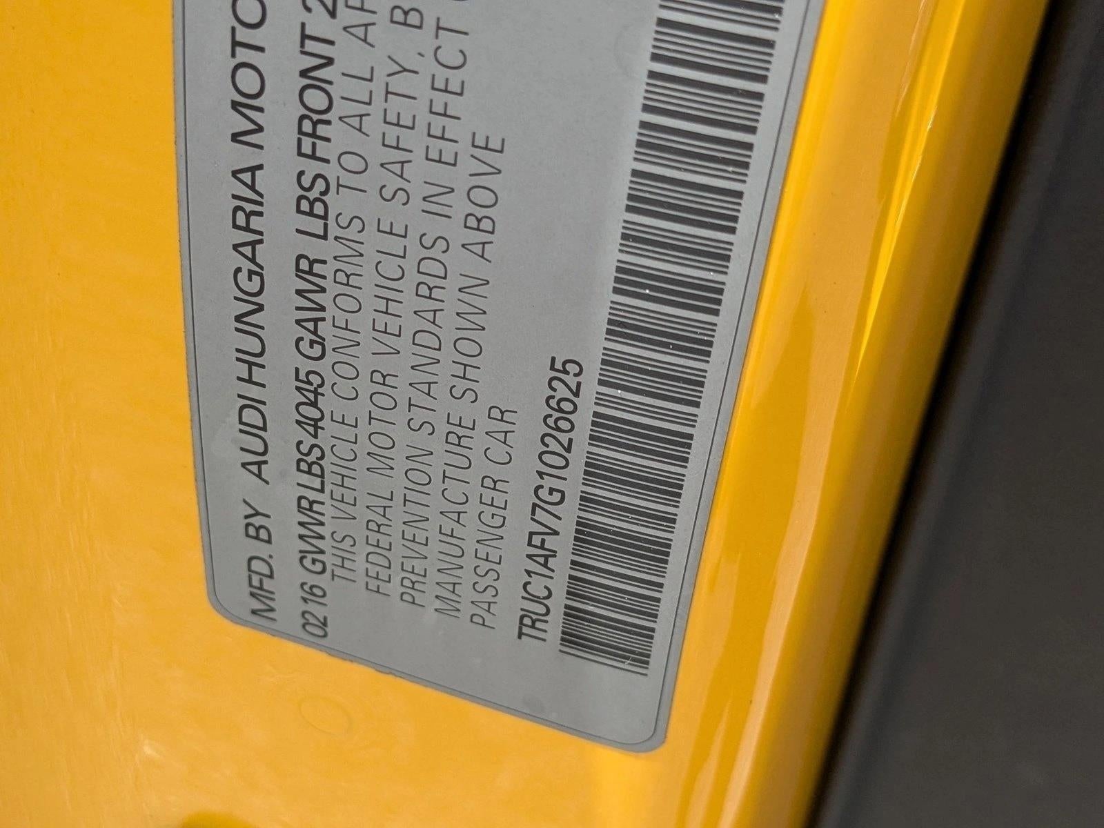 2016 Audi TTS S tronic quattro