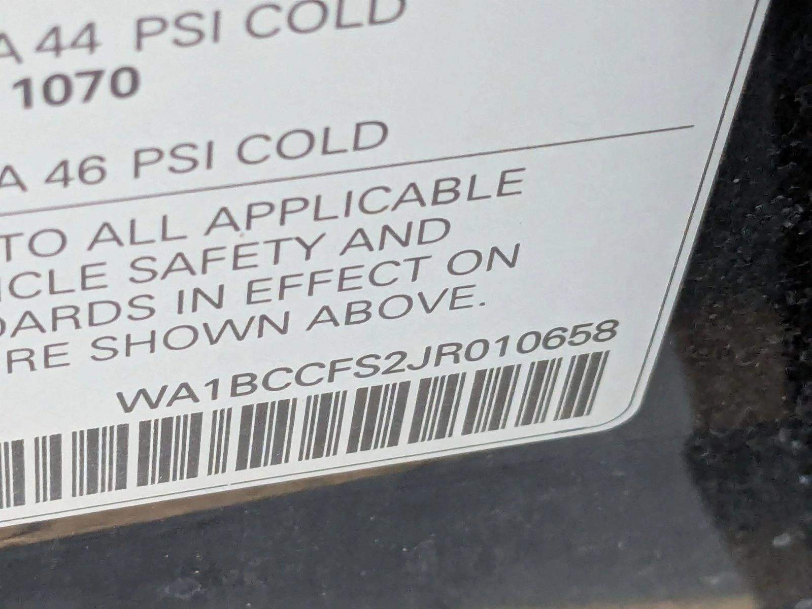 2018 Audi Q3 2.0 TFSI Premium FWD