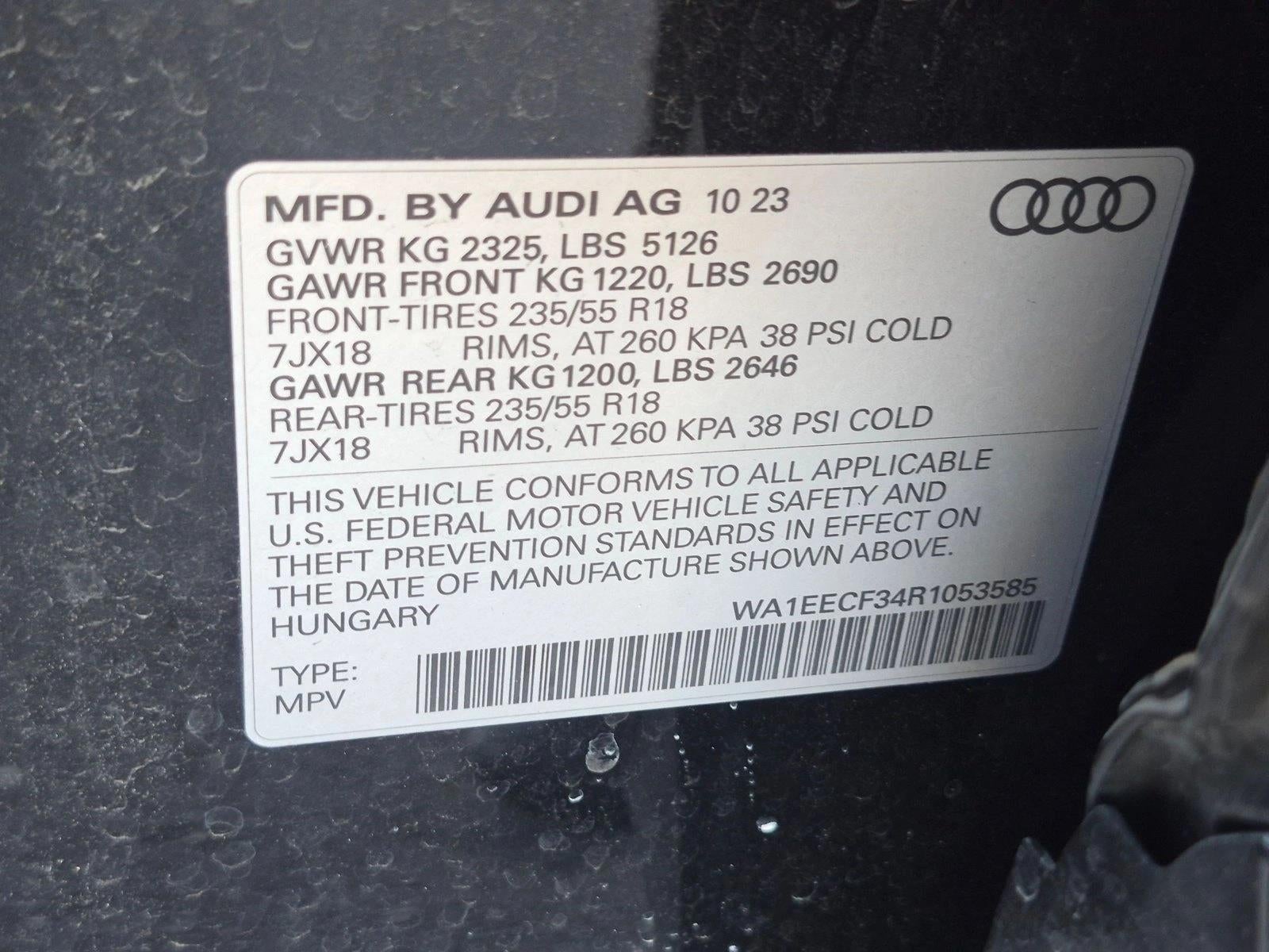 2024 Audi Q3 S line Premium Plus 45 TFSI quattro