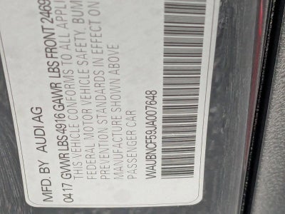 2018 Audi A5 Sportback 2.0 TFSI Premium Plus