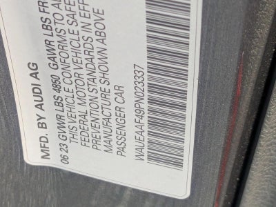 2023 Audi A4 Sedan S line Premium Plus 45 TFSI quattro