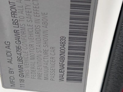 2019 Audi A4 Premium Plus 45 TFSI quattro