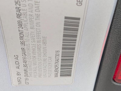 2019 Audi A5 Sportback Premium Plus 45 TFSI quattro