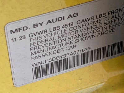 2024 Audi S3 Premium Plus 2.0 TFSI quattro