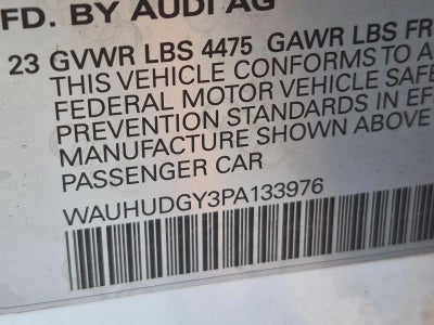 2023 Audi A3 Premium Plus 40 TFSI quattro