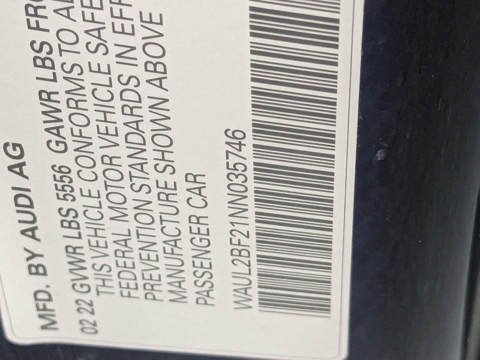 2022 Audi A6 Sedan Premium Plus 55 TFSI quattro