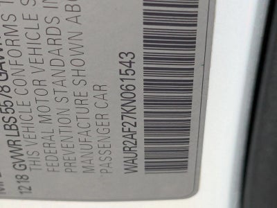 2019 Audi A7 Premium Plus 55 TFSI quattro