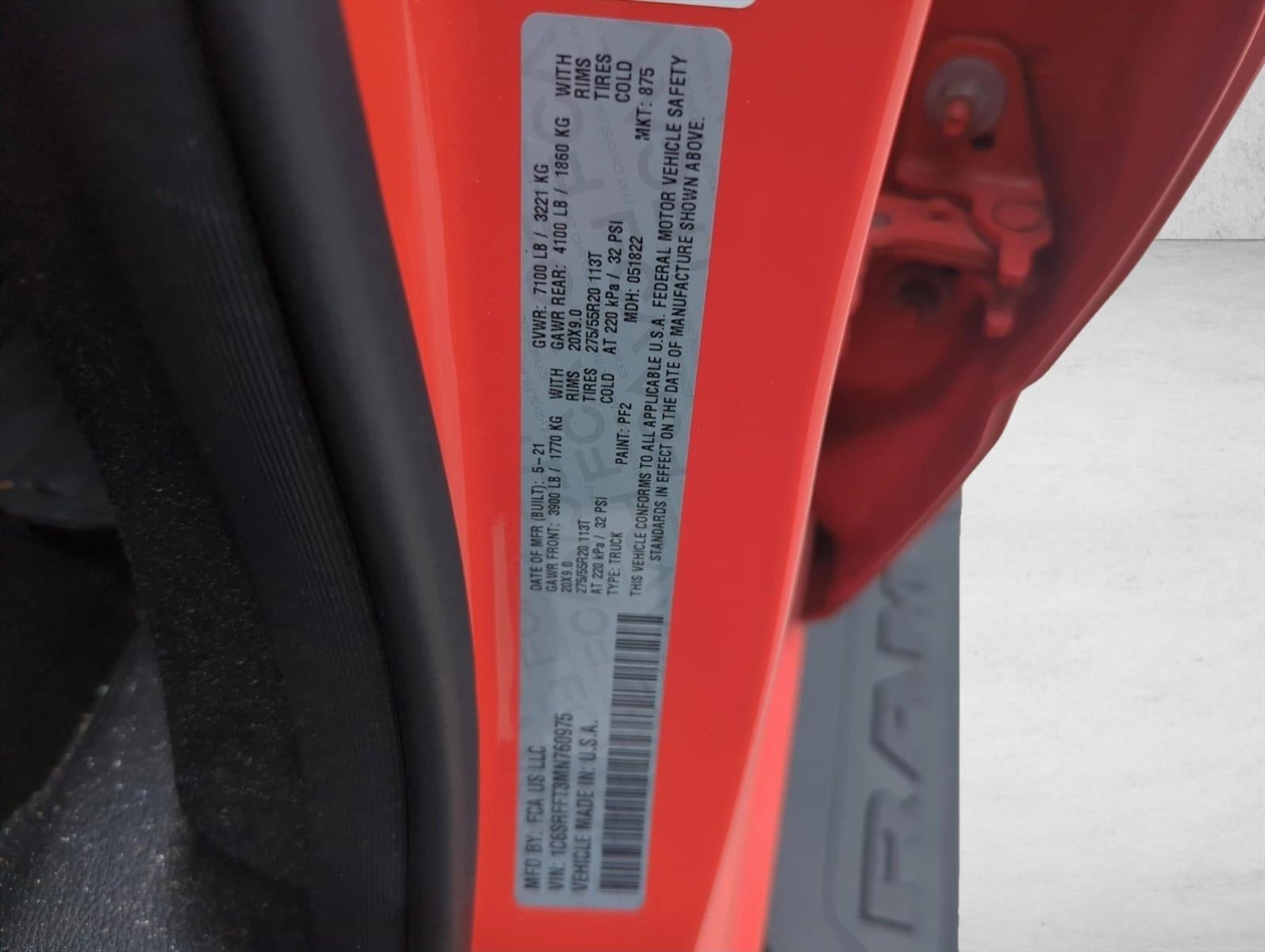 2021 RAM 1500 Big Horn 4x4 Crew Cab 5'7" Box