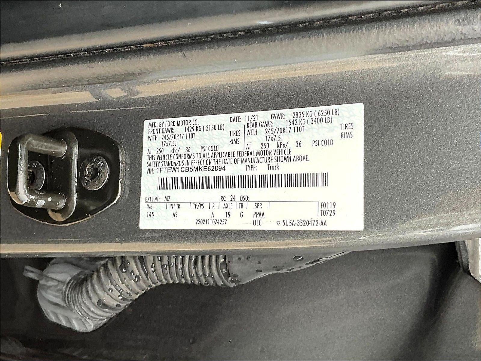 2021 Ford F-150 XL 2WD SuperCrew 5.5' Box