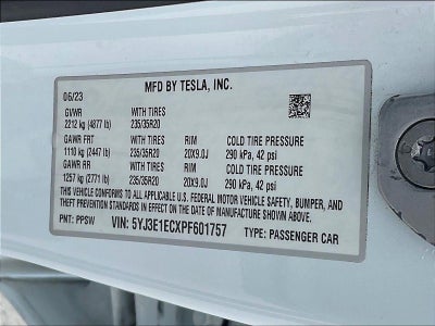 2023 Tesla Model 3 Performance AWD
