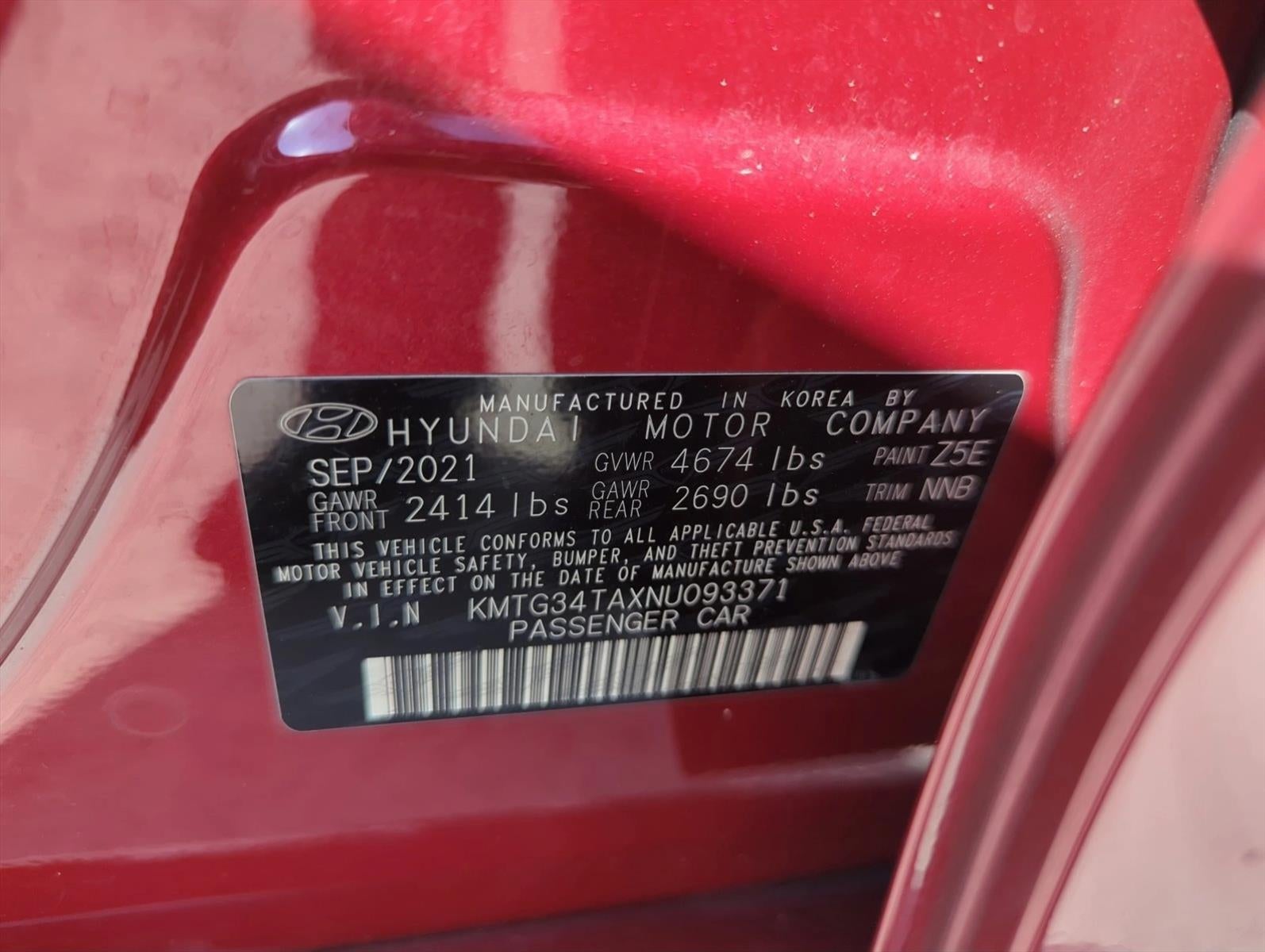 2022 Genesis G70 2.0T RWD