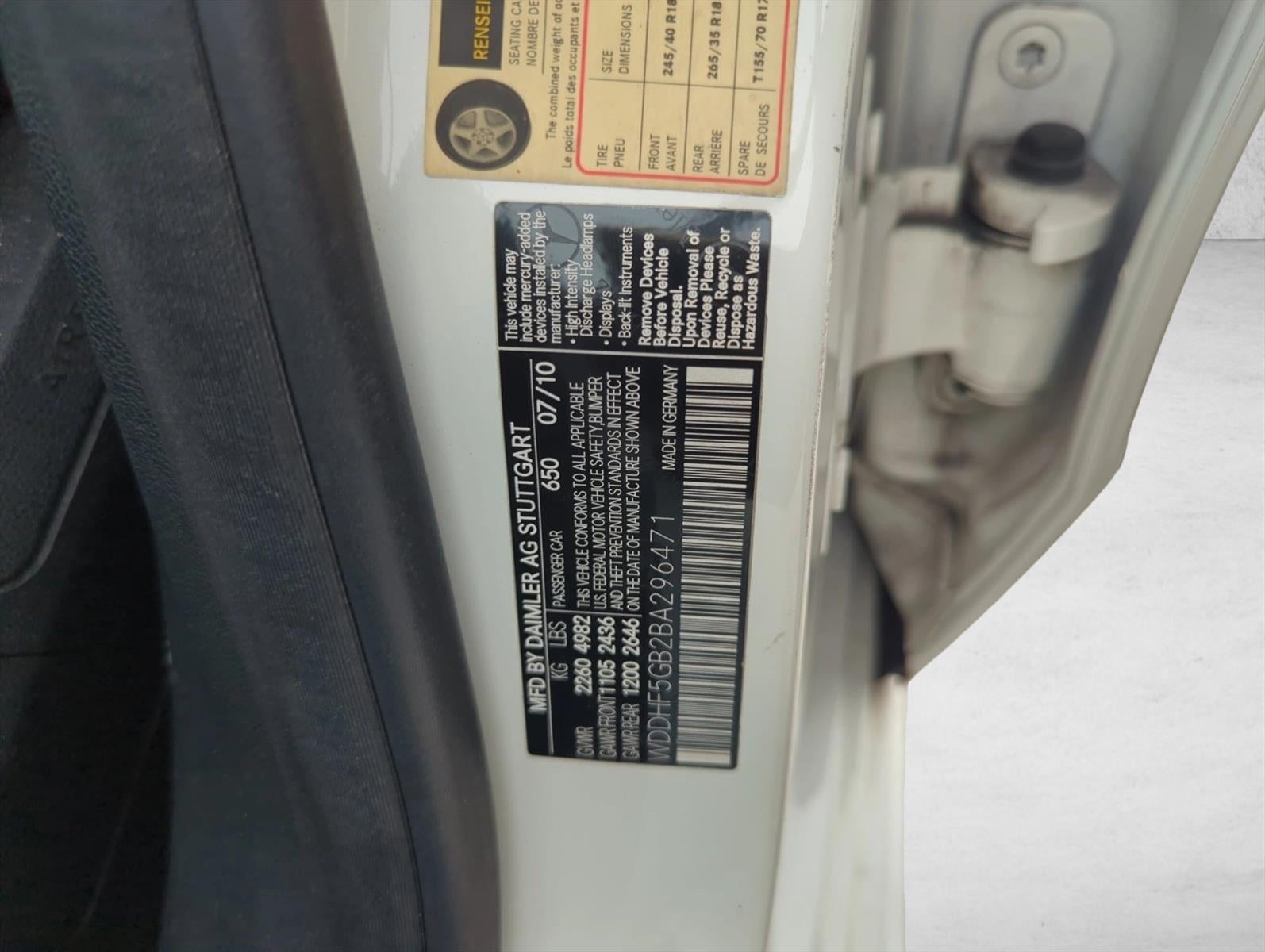 2011 Mercedes-Benz E-Class E 350 Luxury Sedan