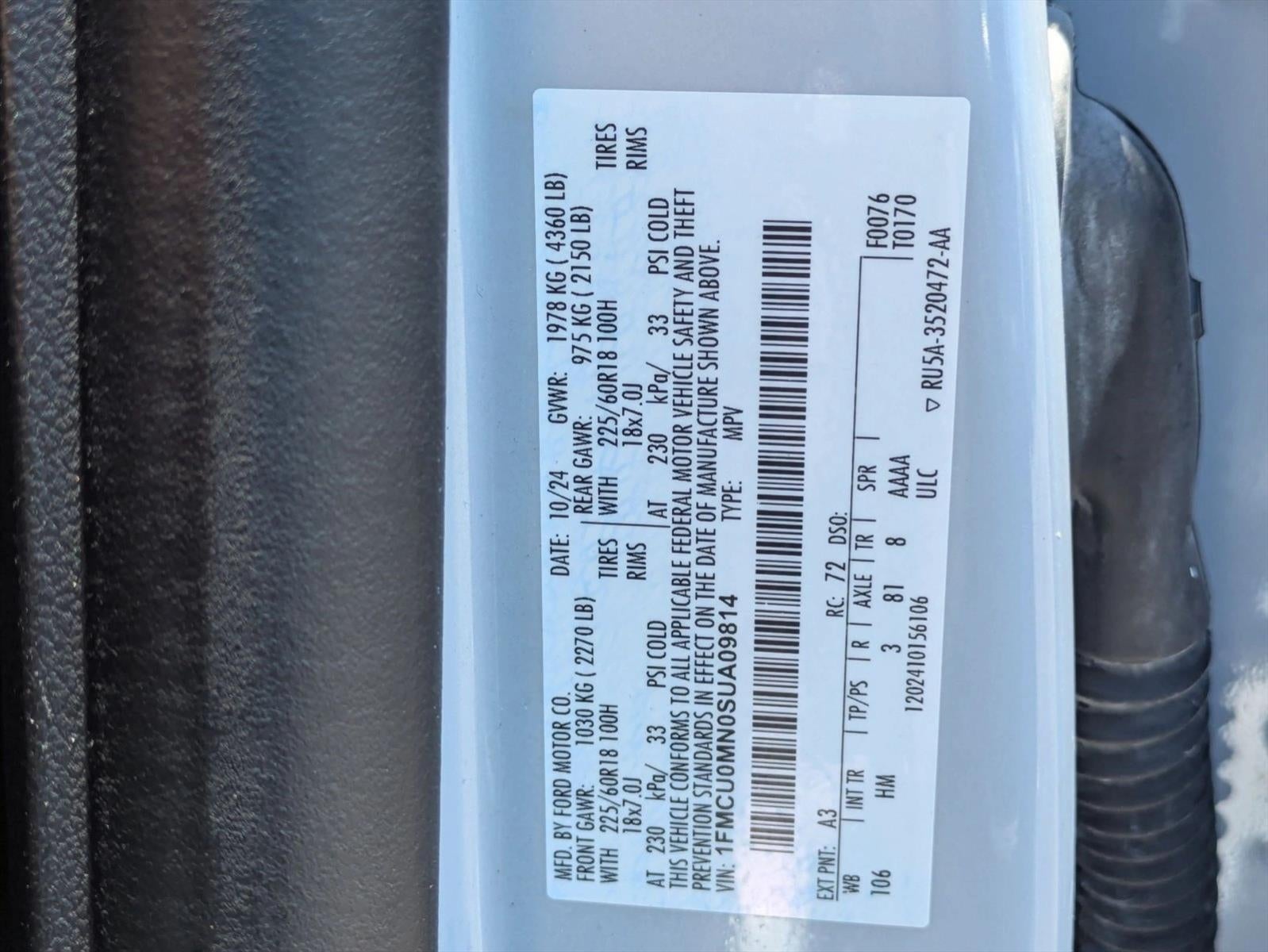 2025 Ford Escape ST-Line FWD