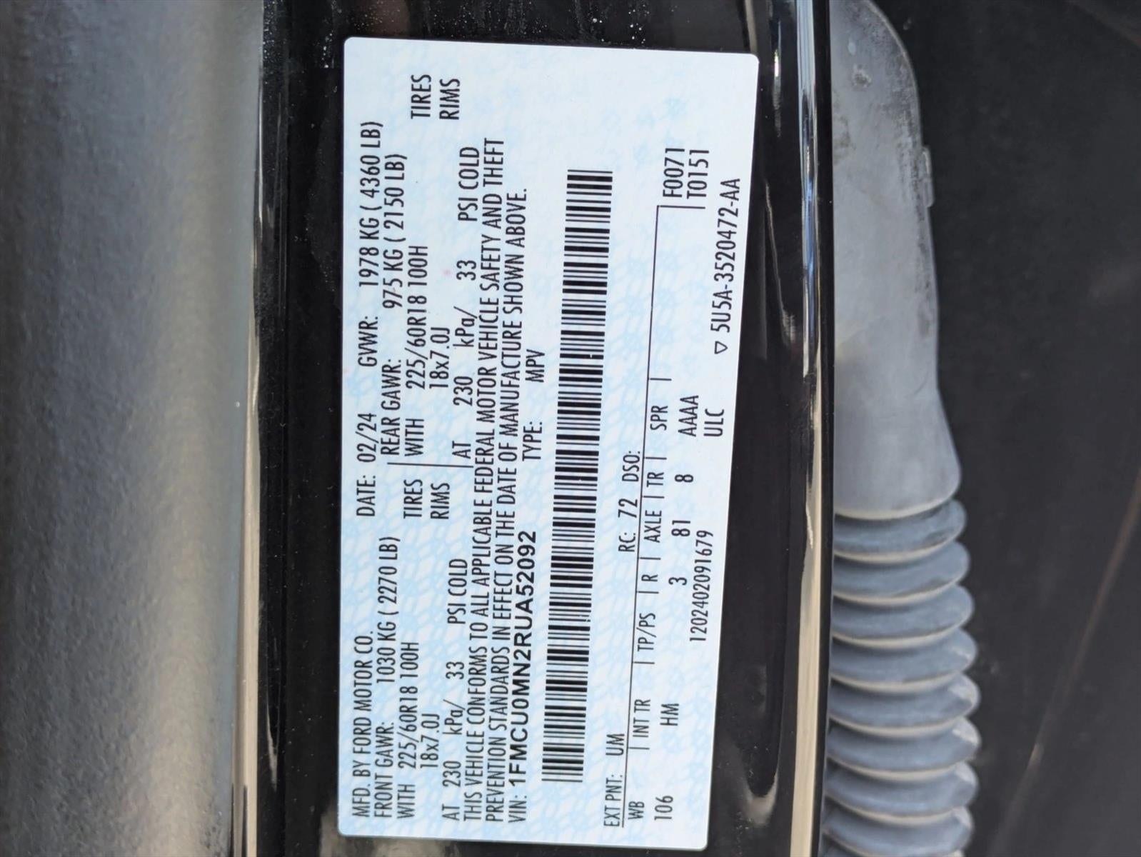 2024 Ford Escape ST-Line FWD