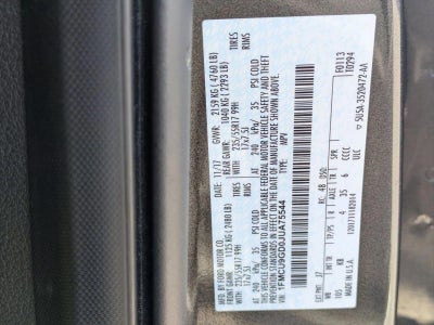 2018 Ford Escape SE 4WD