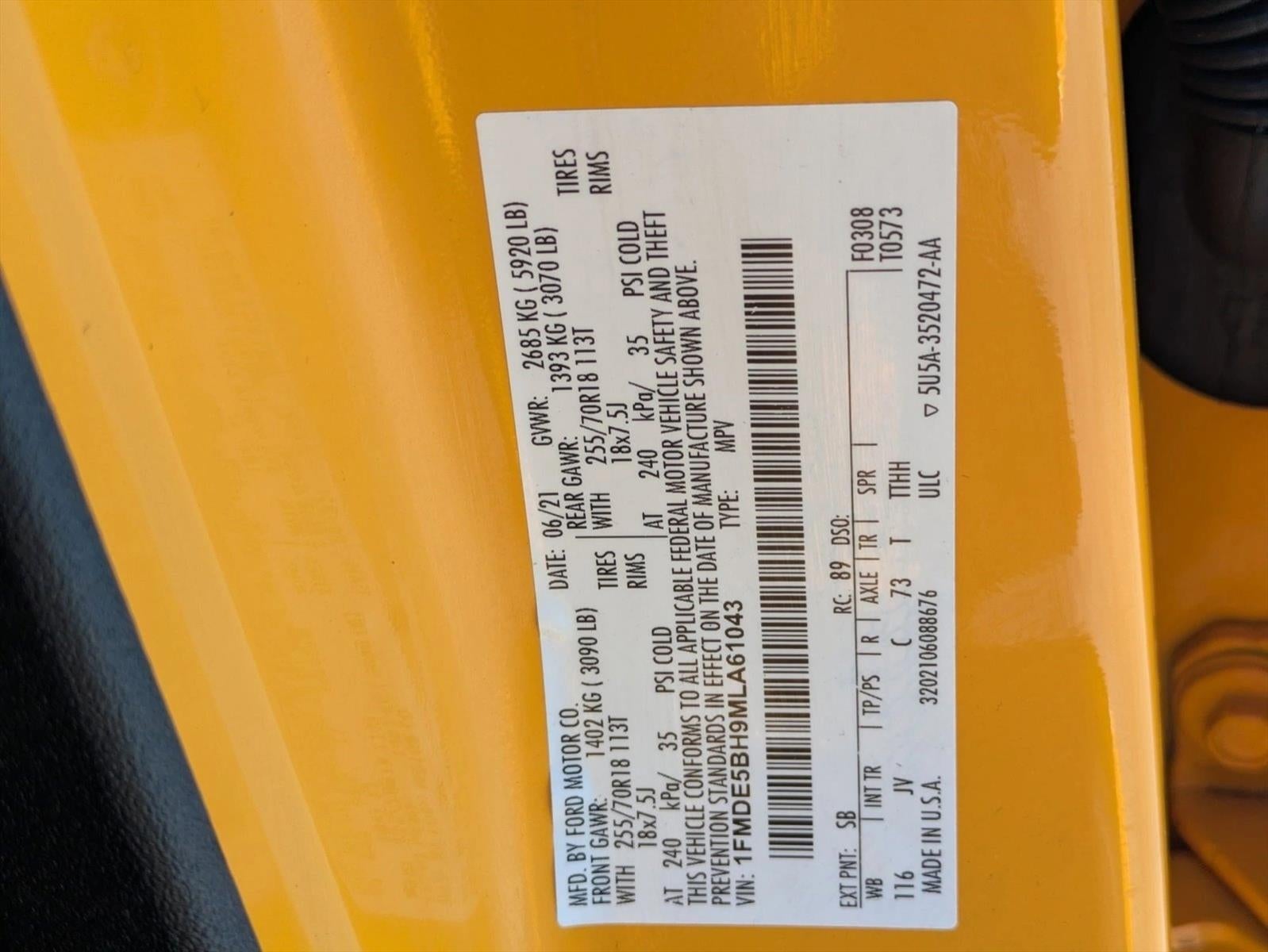 2021 Ford Bronco Outer Banks 4 Door 4x4