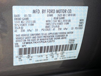 2023 Ford Explorer ST-Line RWD