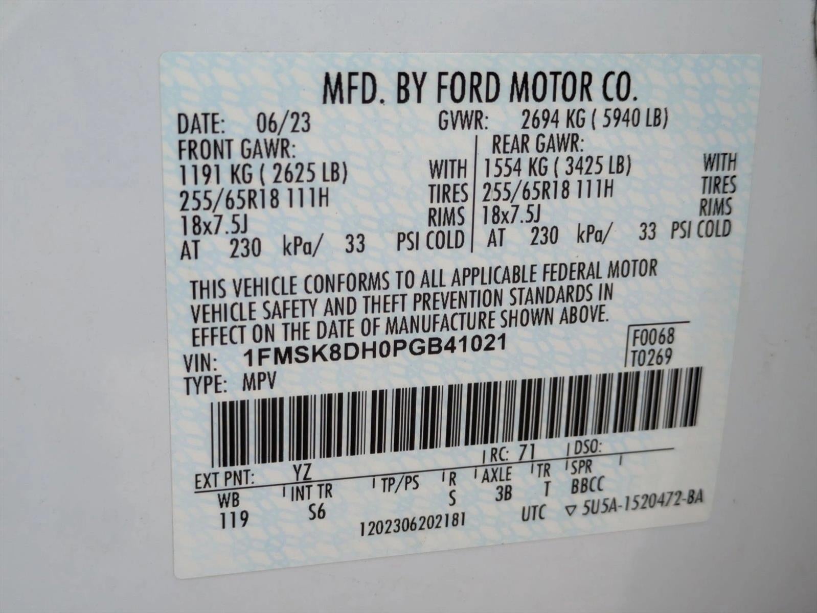 2023 Ford Explorer XLT 4WD