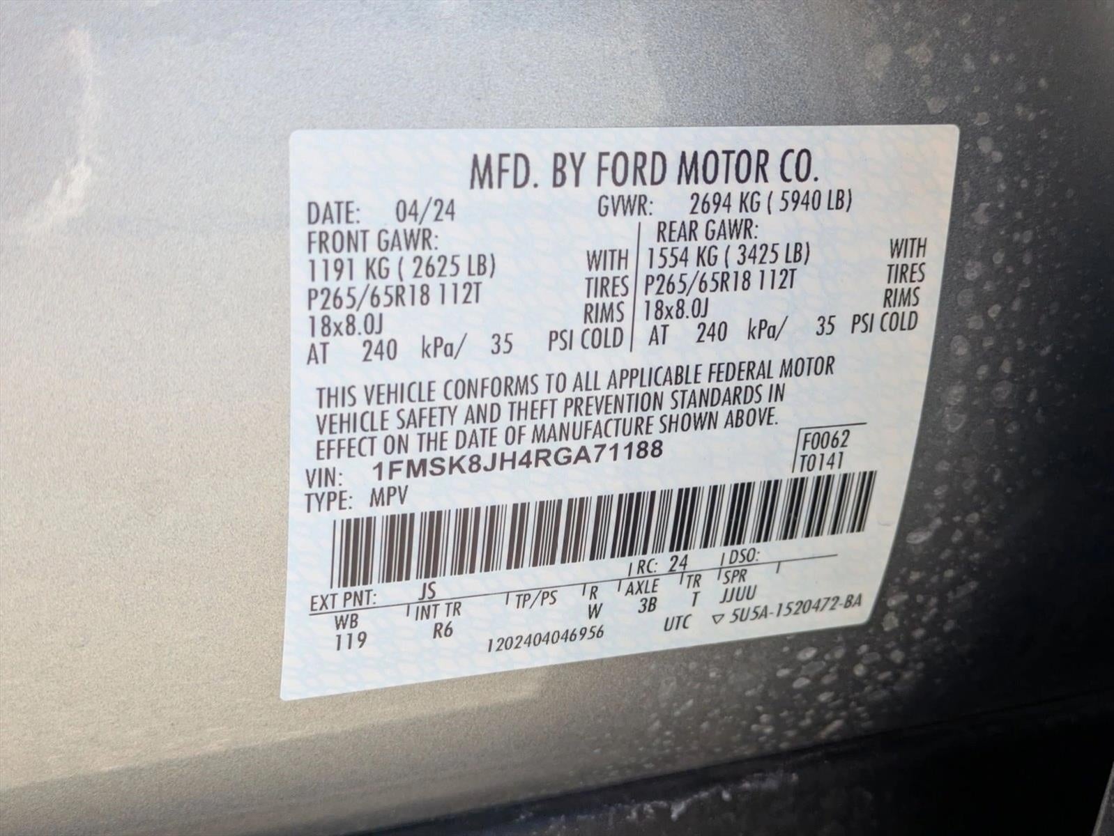 2024 Ford Explorer Timberline 4WD