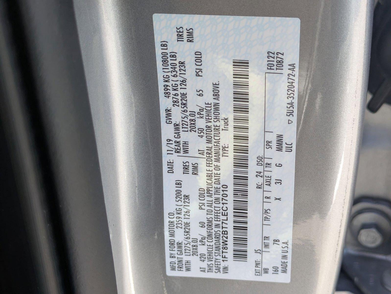 2020 Ford Super Duty F-250 SRW Platinum 4WD Crew Cab 6.75' Box