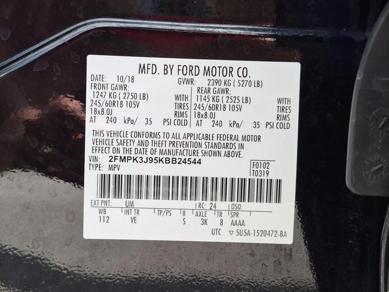 2019 Ford Edge SEL FWD