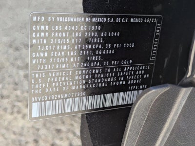 2022 Volkswagen Taos S FWD