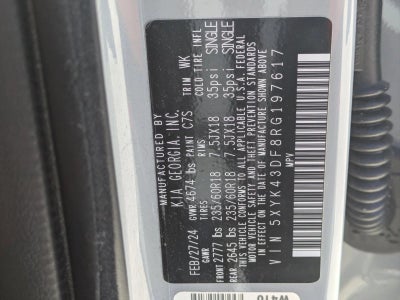 2024 Kia Sportage SX FWD