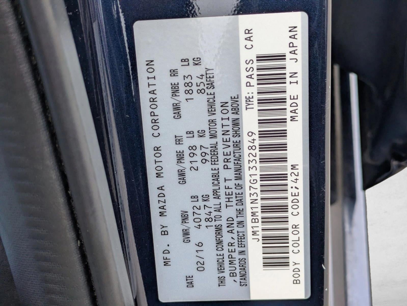 2016 Mazda Mazda3 5dr HB Auto s Grand Touring