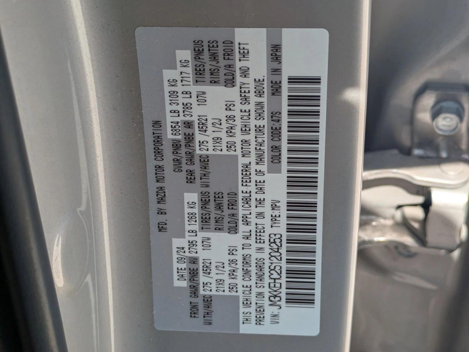 2025 Mazda Mazda CX-90 3.3 Turbo S Premium Plus Package