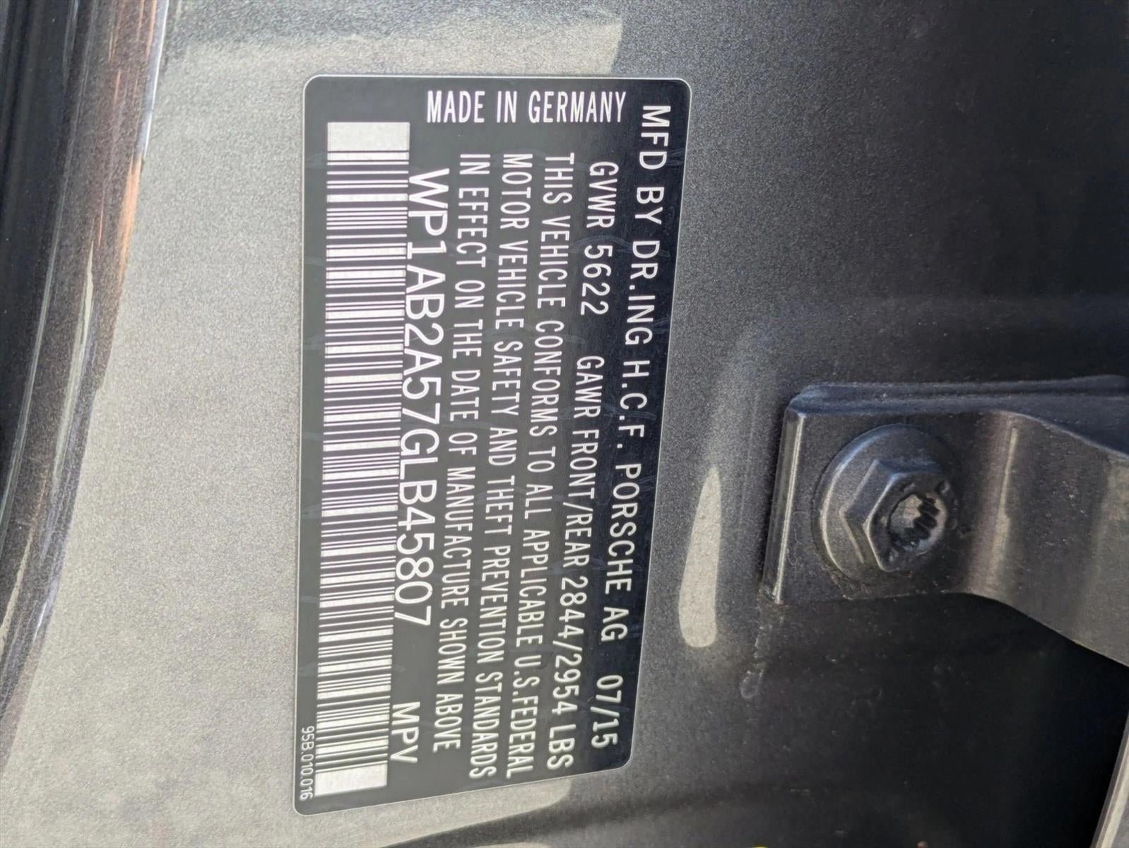 2016 Porsche Macan AWD 4dr S