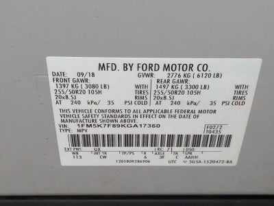 2019 Ford Explorer Limited FWD