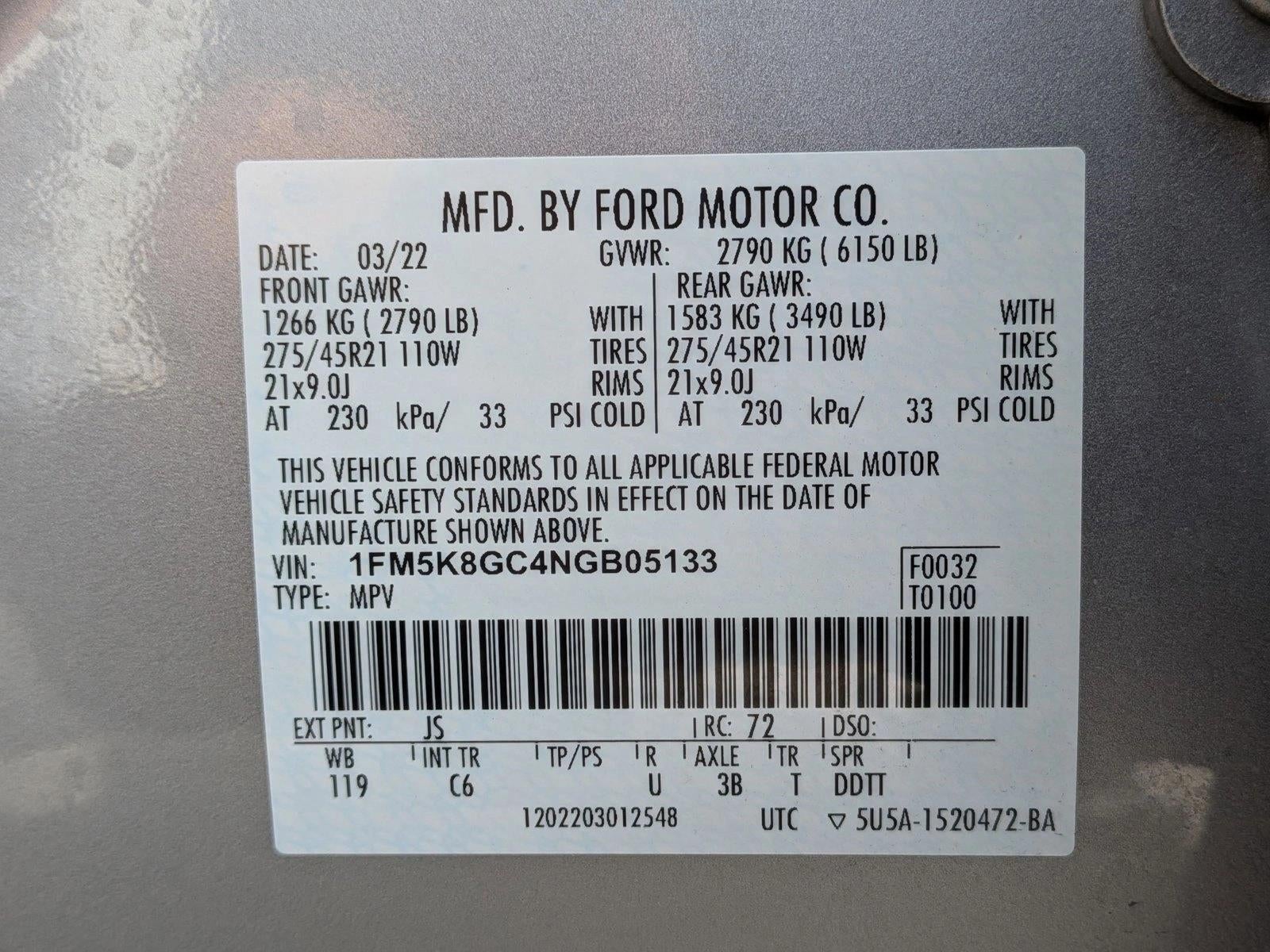 2022 Ford Explorer ST 4WD