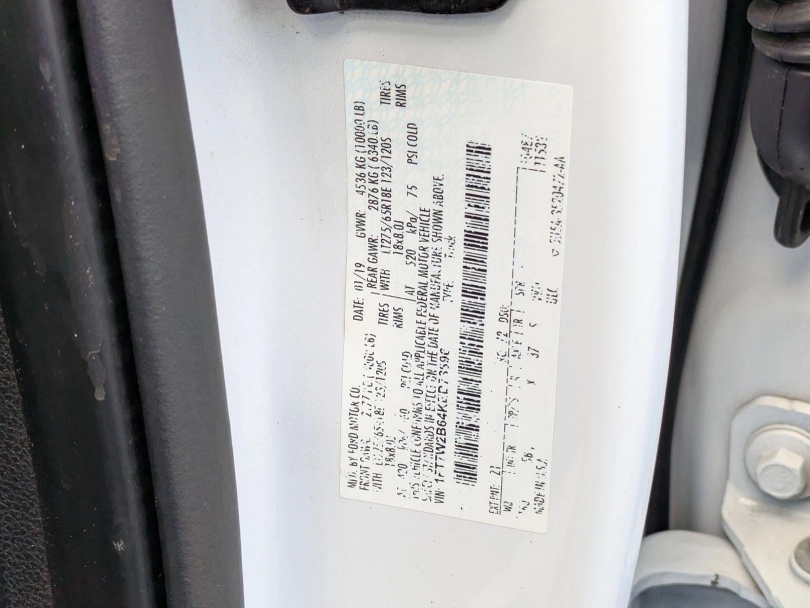 2019 Ford Super Duty F-250 SRW LARIAT 4WD Crew Cab 6.75' Box