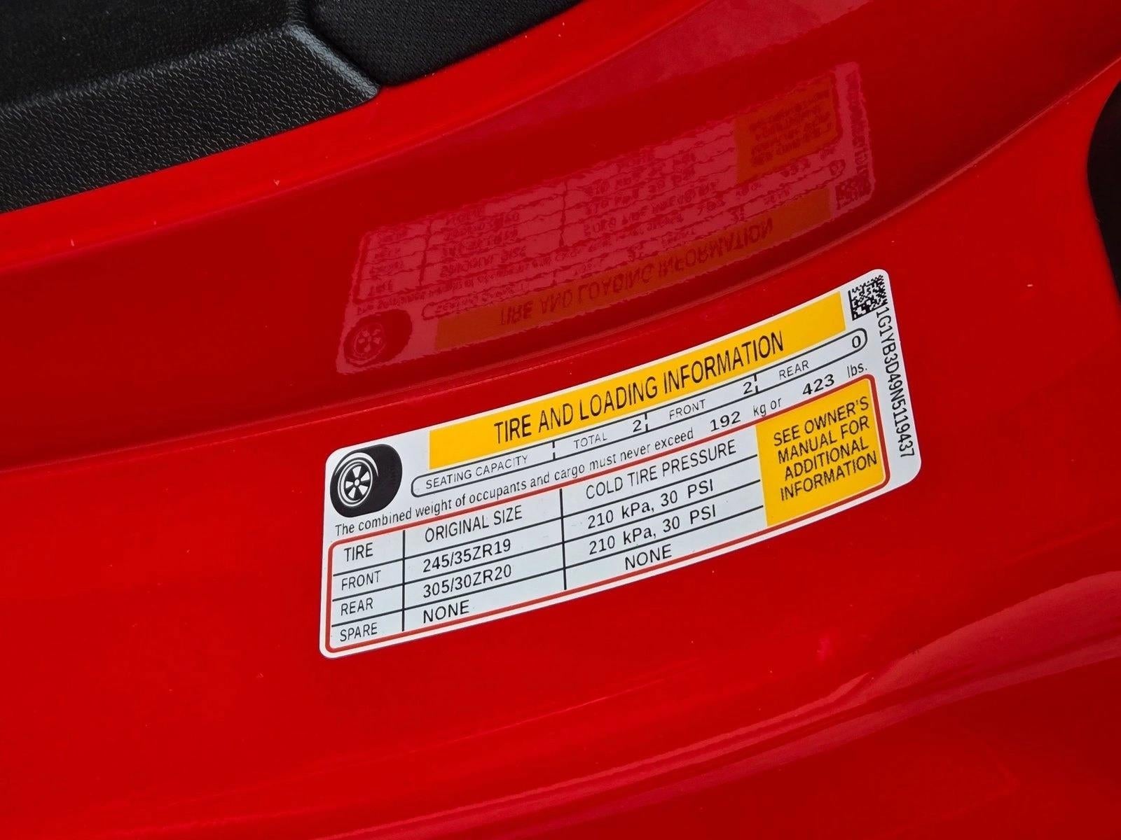 2022 Chevrolet Corvette Stingray Convertible 2LT