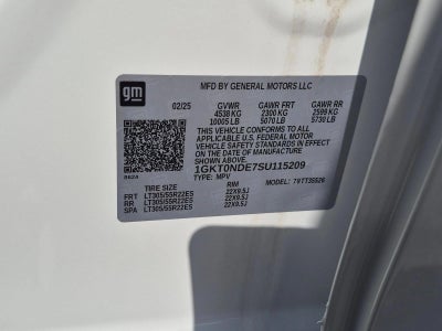 2025 GMC HUMMER EV SUV e4WD 4dr 2X