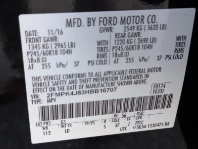 2017 Ford Edge SEL AWD