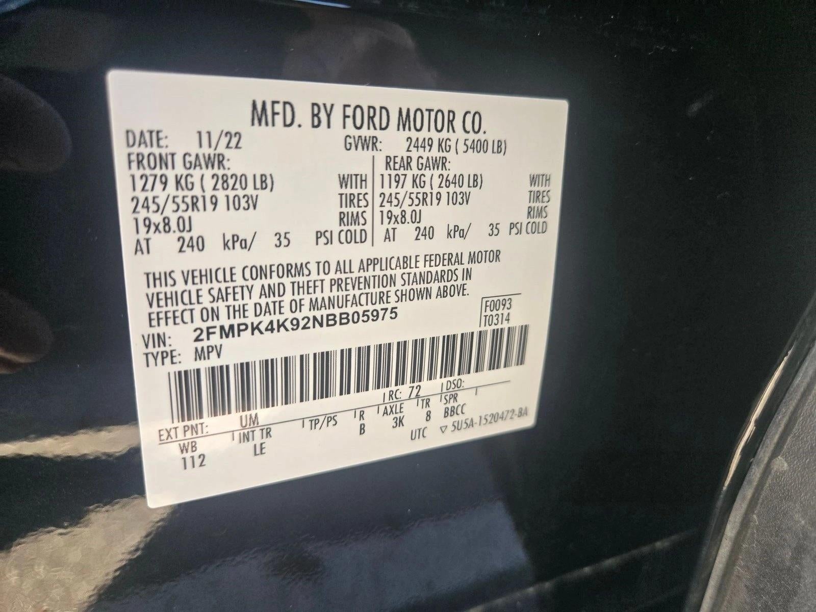 2022 Ford Edge Titanium AWD