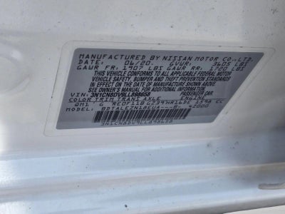 2020 Nissan Versa S CVT