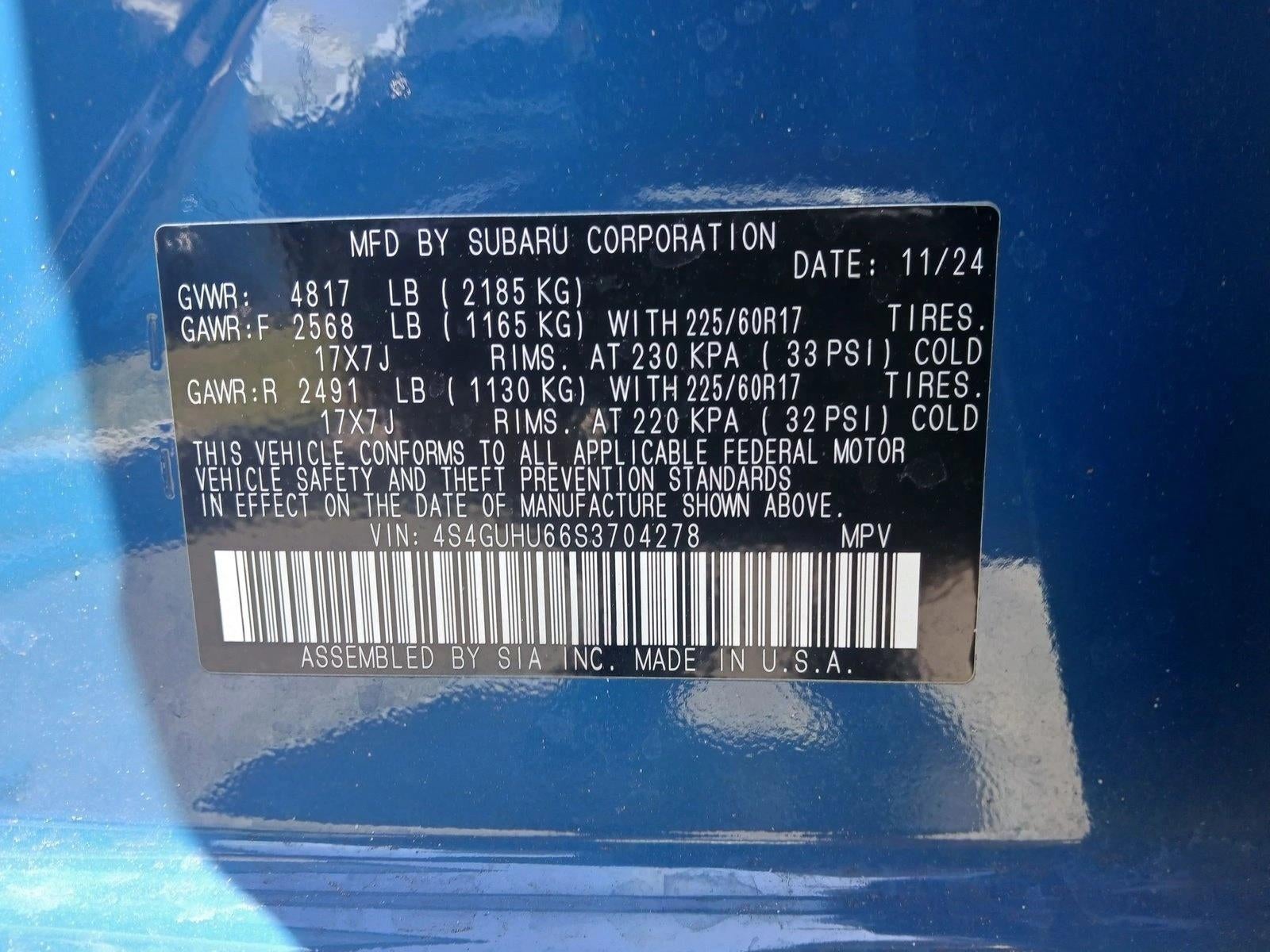 2025 Subaru Crosstrek Wilderness AWD
