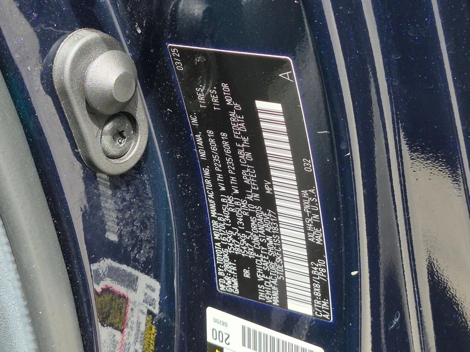 2025 Toyota Sienna Platinum AWD 7-Passenger (Natl)