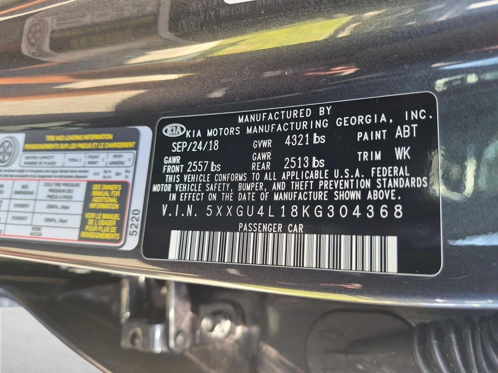 2019 Kia Optima EX DCT