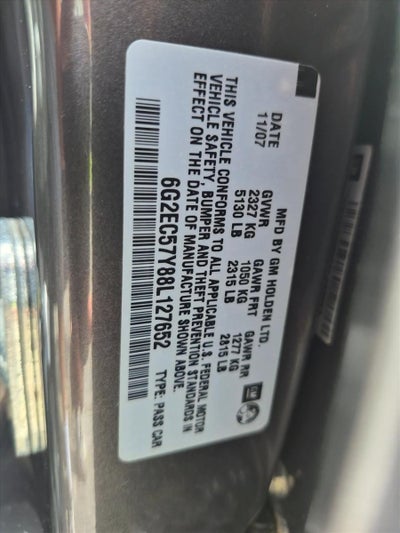 2008 Pontiac G8 G8 GT