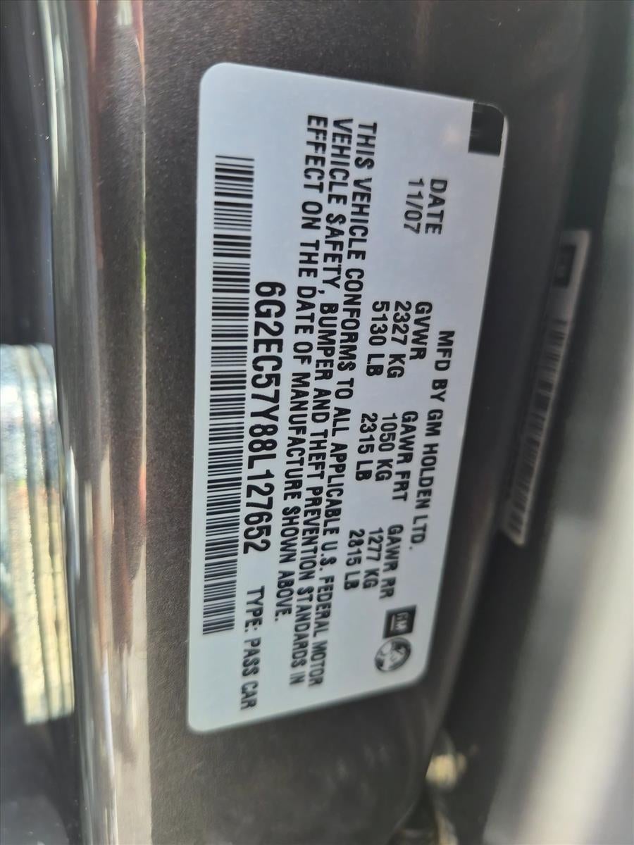 2008 Pontiac G8 G8 GT