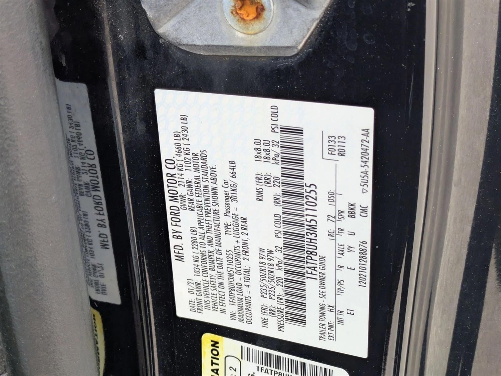 2021 Ford Mustang EcoBoost Premium Convertible