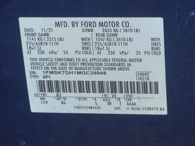 2021 Ford Explorer XLT RWD