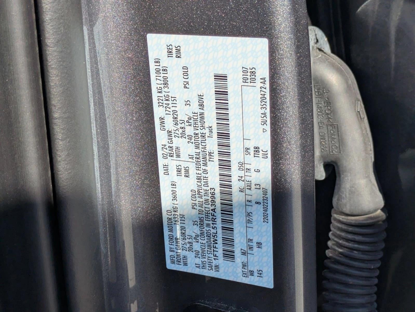 2024 Ford F-150 LARIAT 4WD SuperCrew 5.5' Box