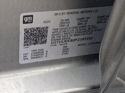 2023 GMC Sierra 1500 Crew Cab Short Box 4-Wheel Drive AT4