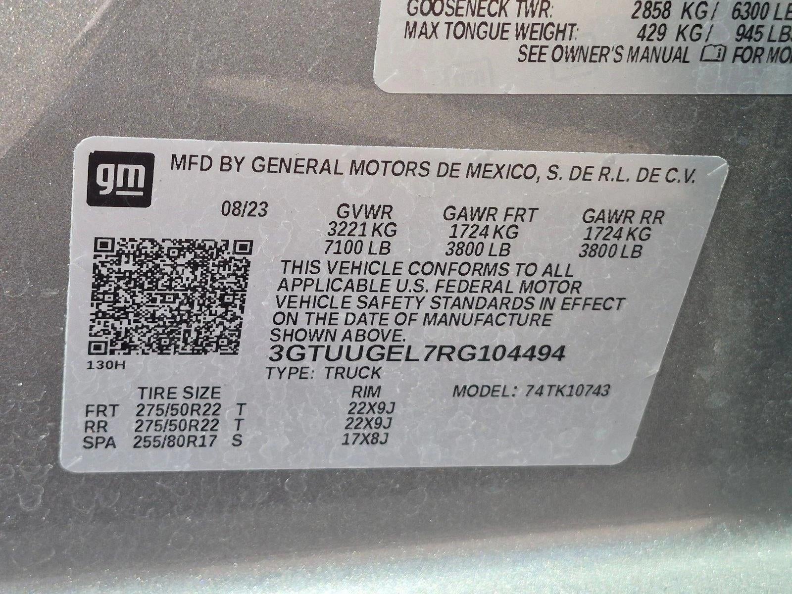 2024 GMC Sierra 1500 Crew Cab Standard Box 4-Wheel Drive Denali
