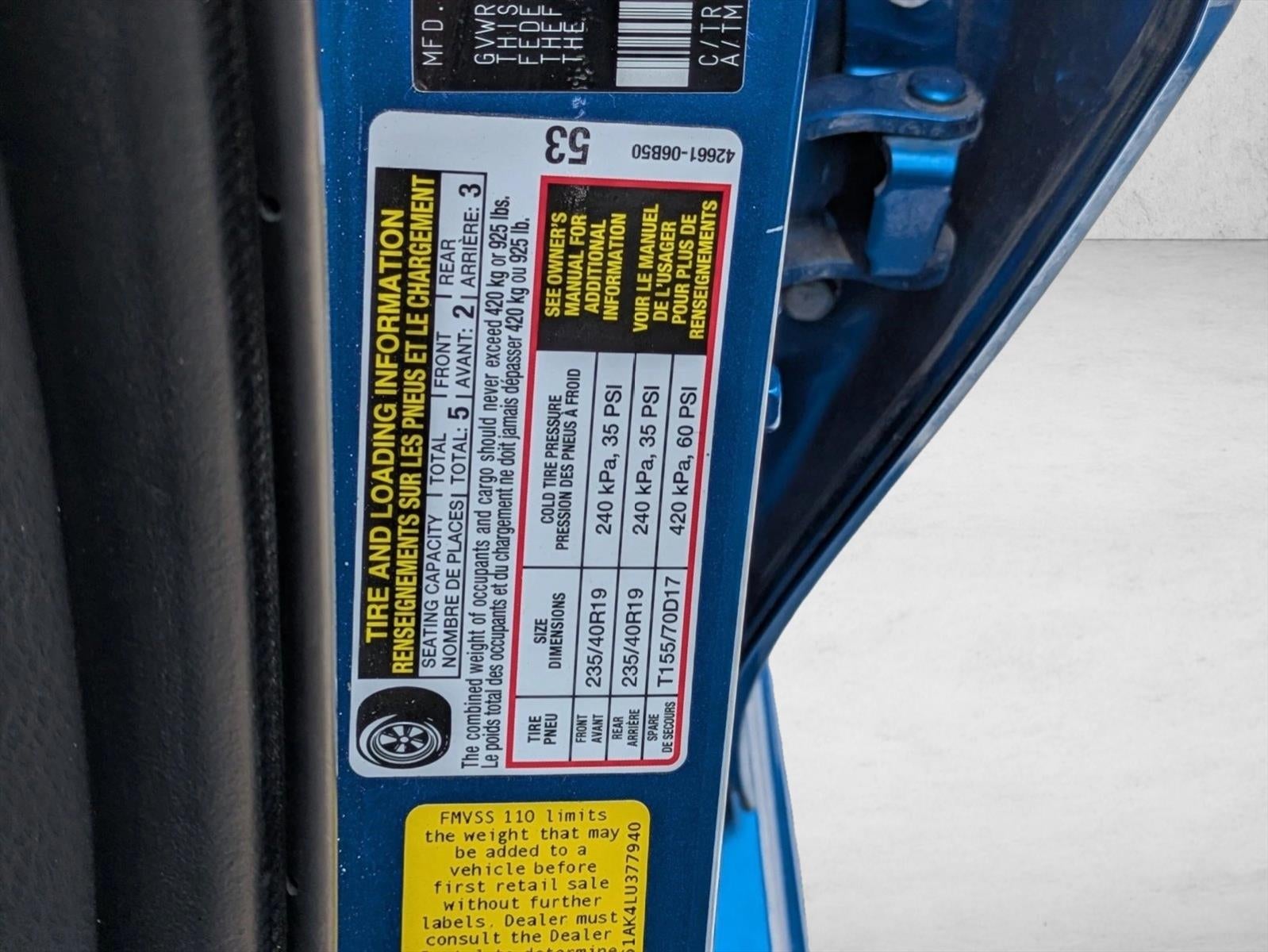 2020 Toyota Camry XSE Auto (Natl)