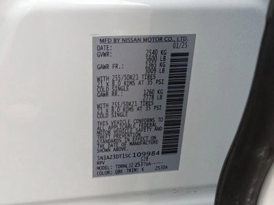 2025 Nissan Murano AWD Platinum